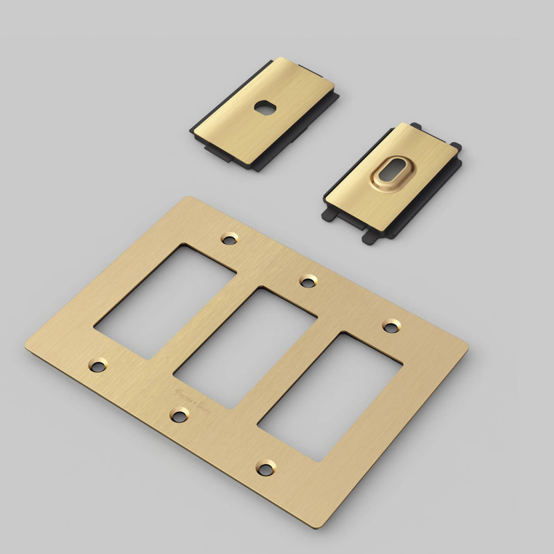3G Plate / Logo, Brass