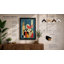 Urban Bird in Gold Art Deco 1 Piece Single Picture Frame Wall Art-1635730740-1635730742