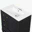 Meuble-lavabo de salle de bain avec lavabo, une porte avec tablette et trois tiroirs-314270890