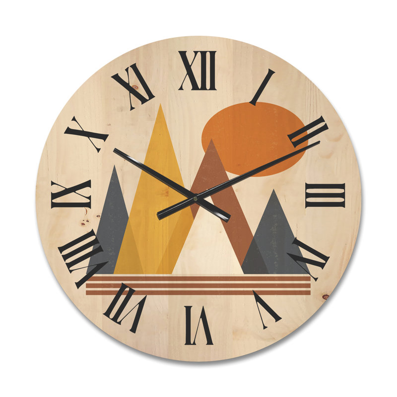 Horloge murale Mountain, Moyen