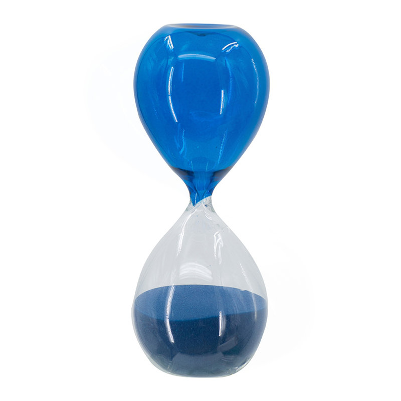 Sablier 5 po x 14 po, bleu 60 minutes