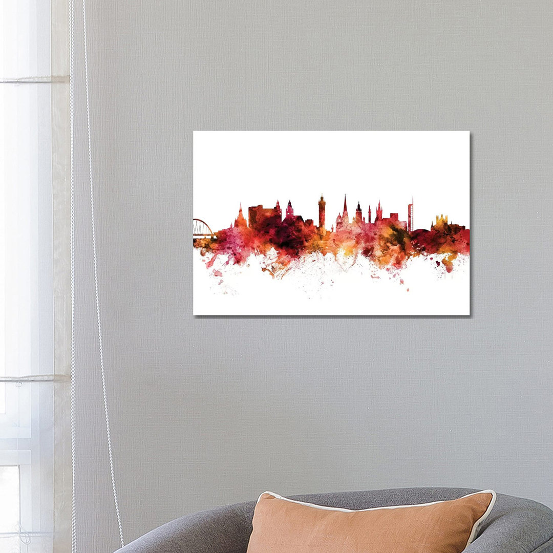 Glasgow, Scotland Skyline by Michael Tompsett - Wrapped Canvas Gallery-Wrapped Canvas Giclée