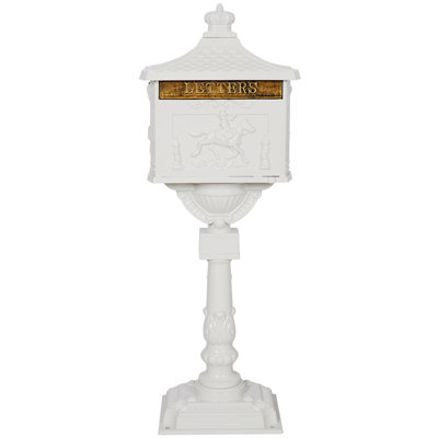 Aluminum Post Mounted Mailbox