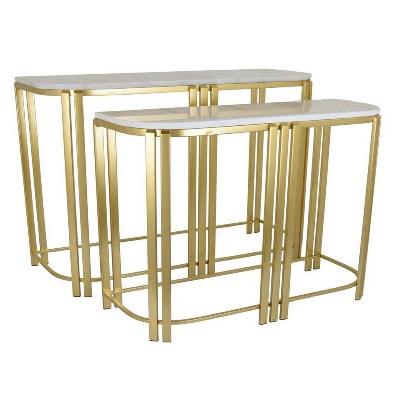 Maysaa Marble Top Nesting Tables