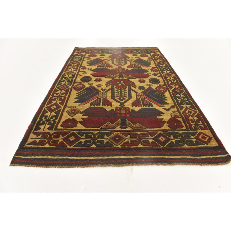Mullin Orange Rug
