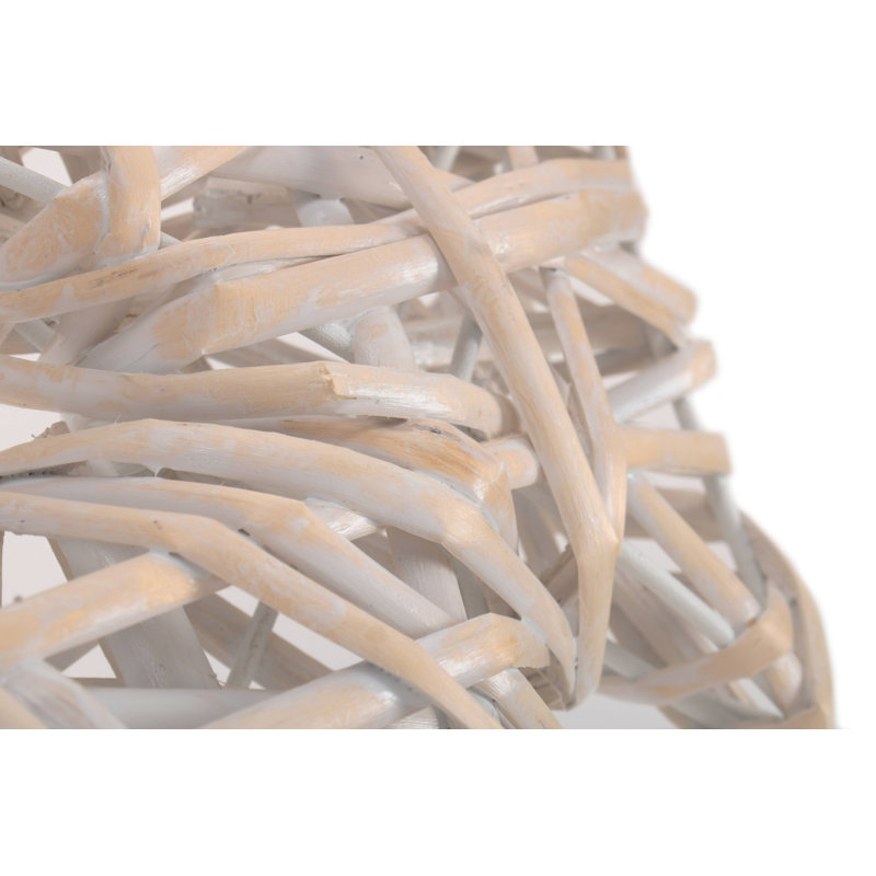 Wicker White Wash Tabletop Tree
