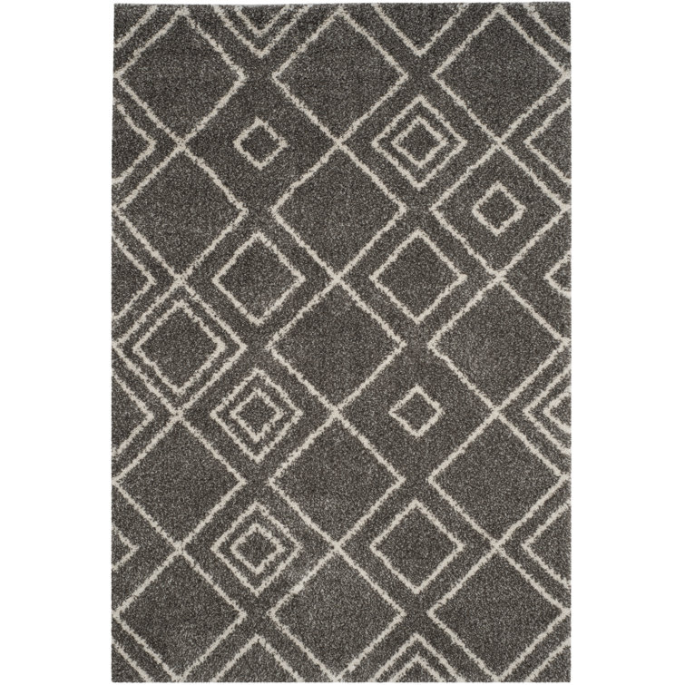 Develin Geometric Brown/Ivory Area Rug