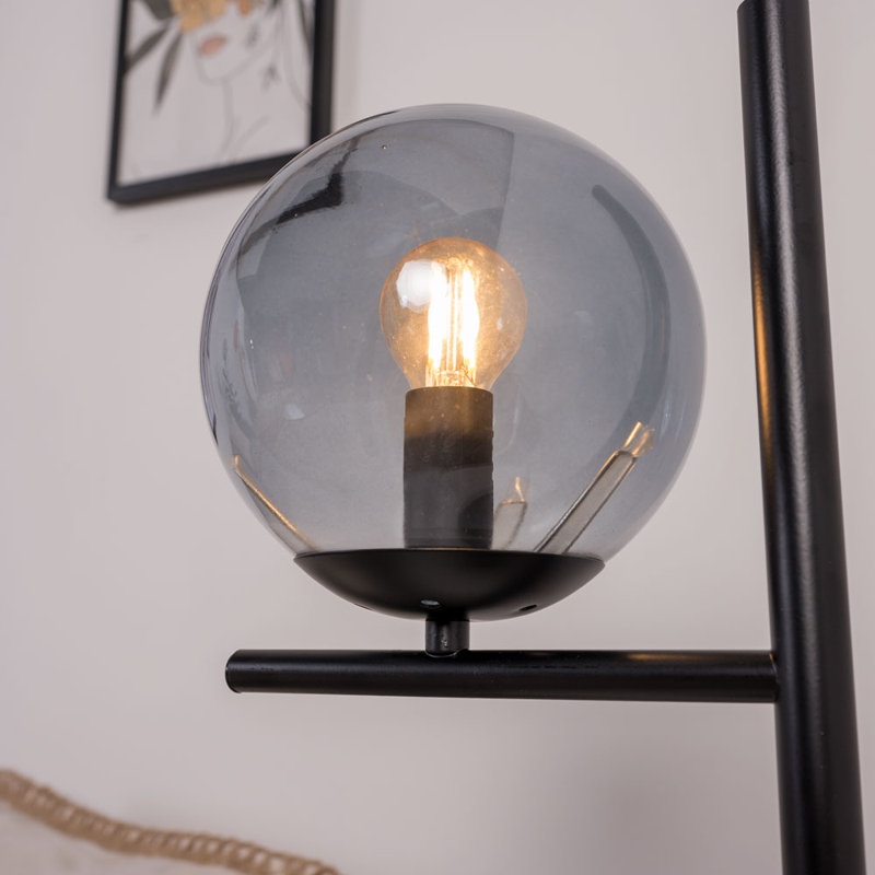 Amelia-Sophia 141cm Swing Arm Floor Lamp