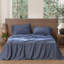 Drap plat 100% coton lavé MooMee-107894574-107894587