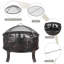 Round Steel Smokeless Fire Pit