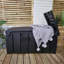 Samuel Alexander 115cm W Plastic Deck Box in Black