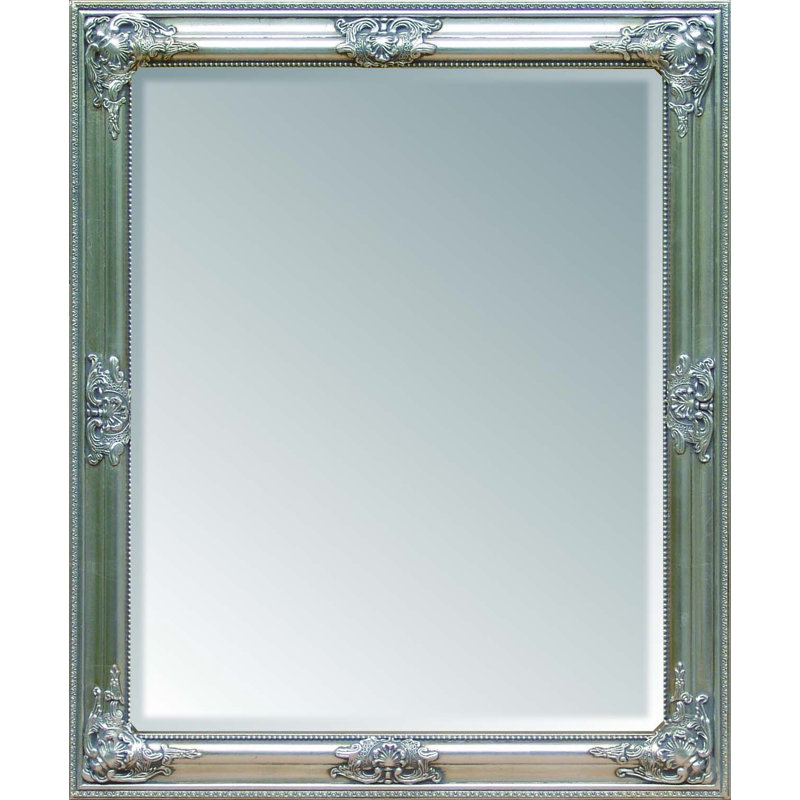Gambier Wood Flat Wall Mirror, 82cm H x 62cm W