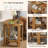 2-tier Solid Wood End Side Table, Modern Farmhouse, Easy Assembly