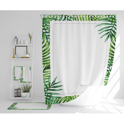 Nedjalka Polyester Shower Curtain Set