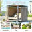 Midsomer Double Reclining Chaise Lounge Bed with Cushion and Canopy