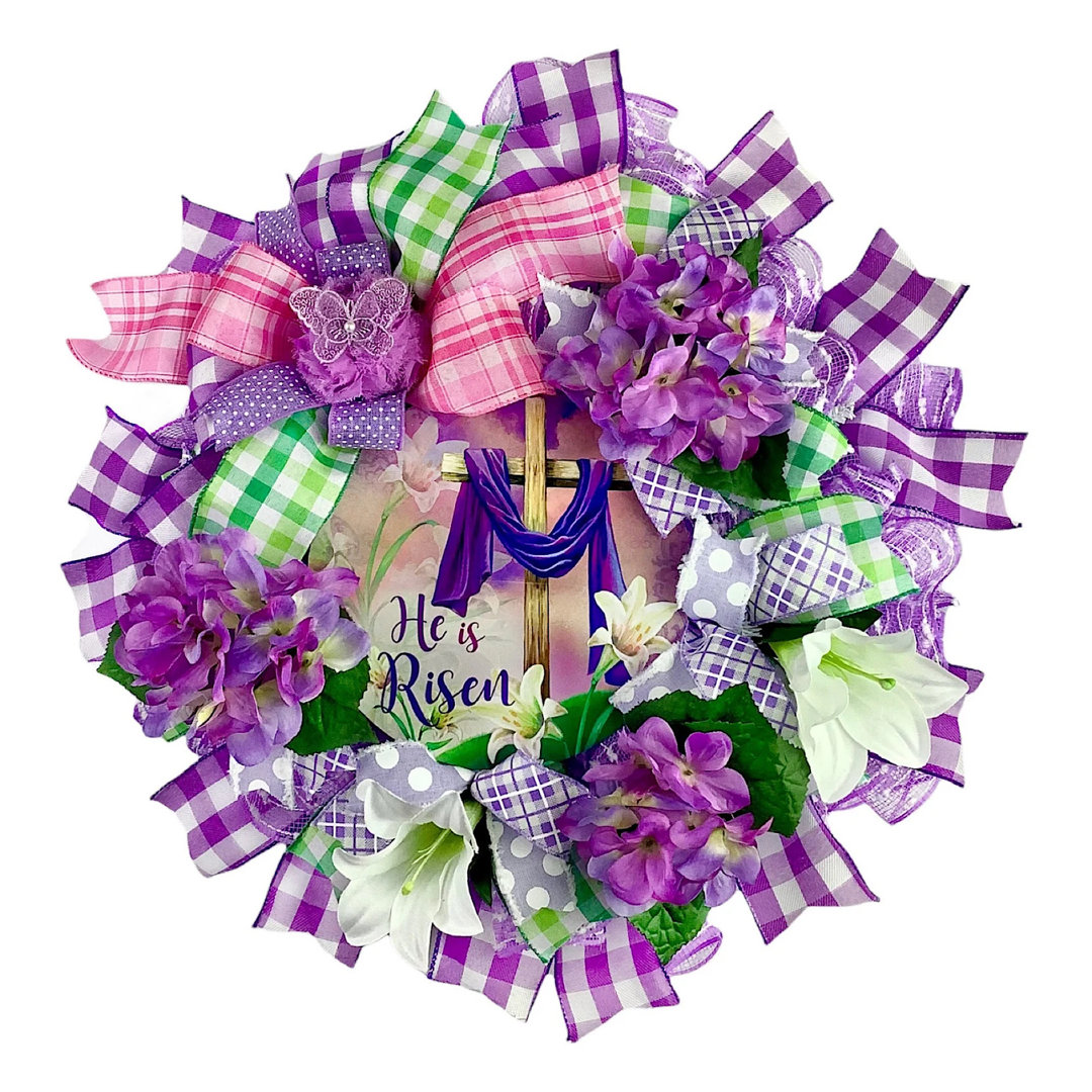 Handcrafted Faux Mixed Assortment 18'' Wreath The Holiday Aisle®