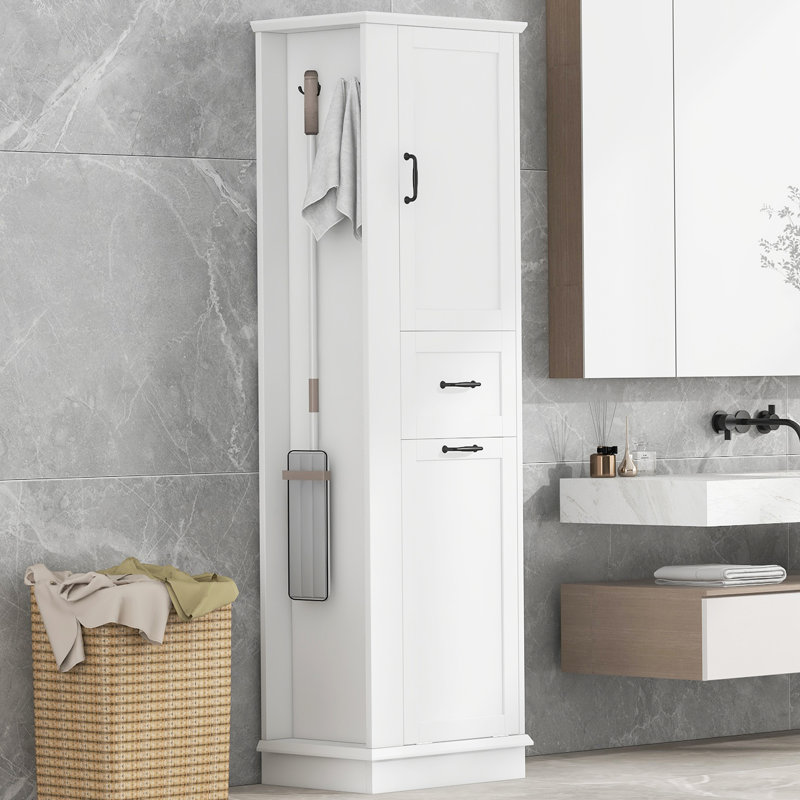 Mona 67.8'' Freestanding Bathroom Cabinet, White