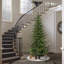 7.5' Pre-Lit Modern Artificial Fir Christmas Tree