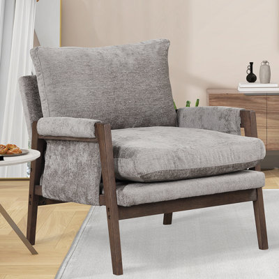 Comfortable Velvet Accent Chair For Leisure, Ideal For Living Room Relaxation And Multi - Scene Use