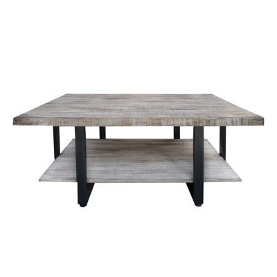 Table basse Jaciya avec base en fer
