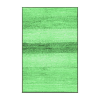 Tapis abstrait vert émeraude 820