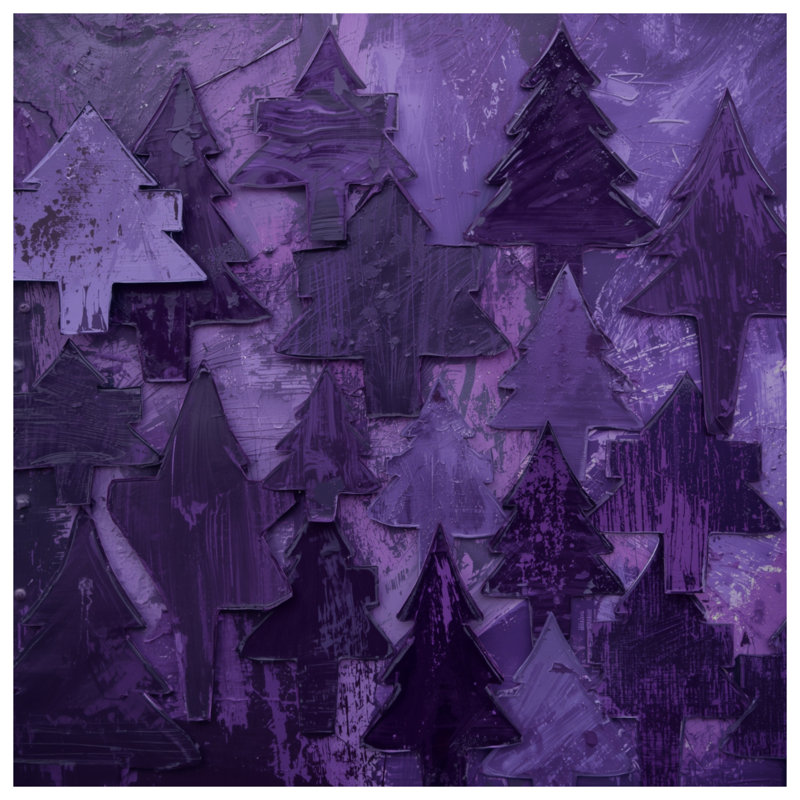 Housses de couette pourpres à texture mauve, Grand lit