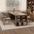 Burlywood Rectangular Solid Wood Executive Desk-1745061434