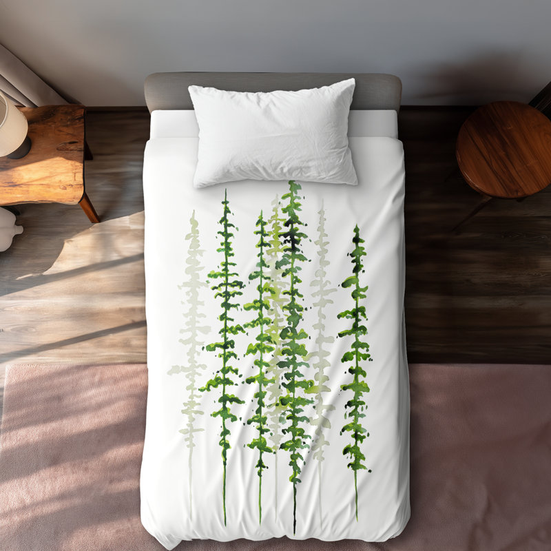 Minimalist Trees Duvet Cover | Scandinavian Home Decor