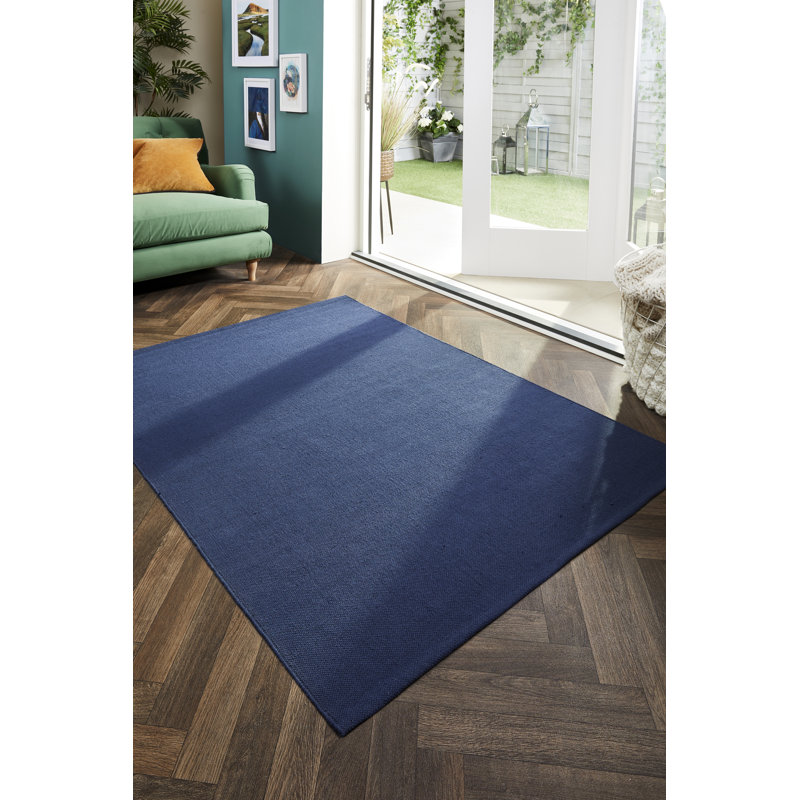 Woven Rugs Solid Colour Hand Woven Indoor / Outdoor Area Rug, 120x170