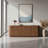 Sideboard Storage Cabinet TV Stand with wave pattern Buffet Cabinet Wooden Vertical Striped Cabinet for Kitchen/Bedroom/Entryway-1191851416-1174641618
