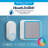 Heath Zenith Matte White Plastic Wireless Door Bell