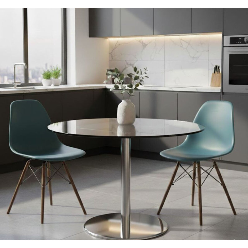 Ensemble de 2 chaises d'appoint Fontana, Paon