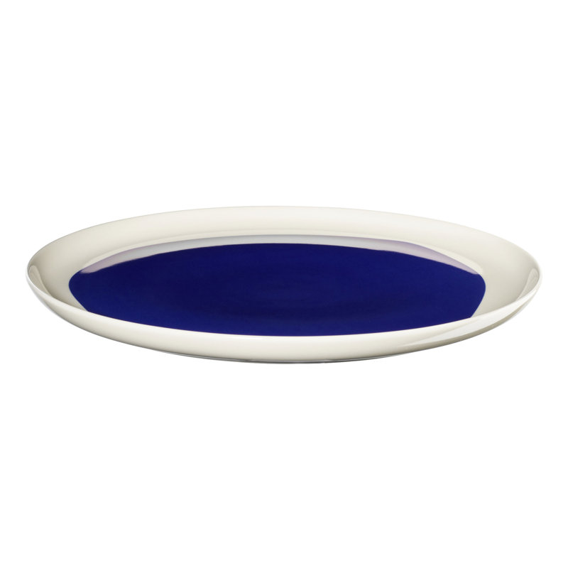 ASA Selection Variété La Mer dinner plate, stoneware, 27cm, Blue / White / Grey