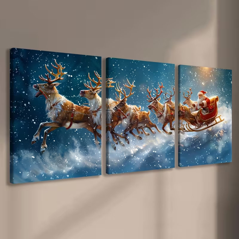 3 Piece Wrapped Canvas Print