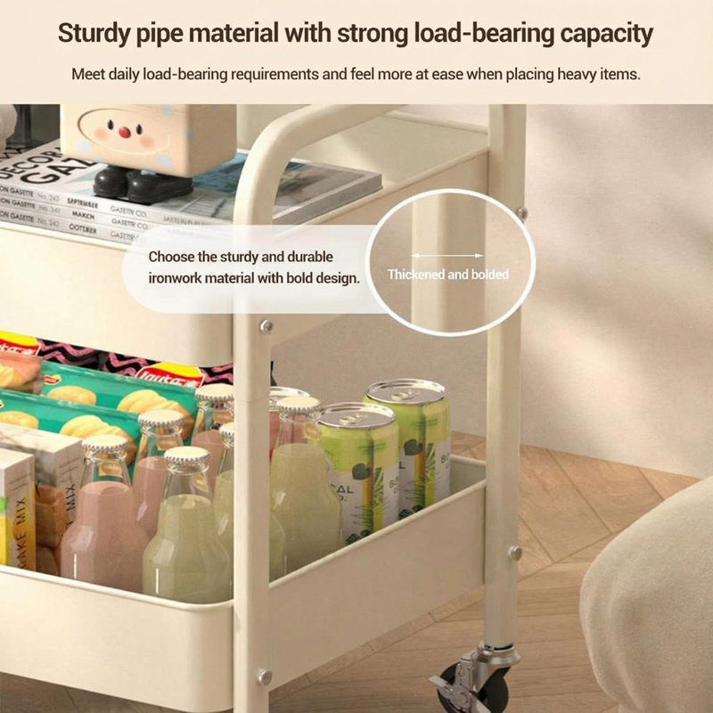 78cm H x 43cm W Shelving Unit, White