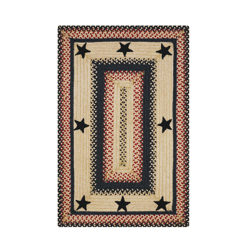 Tapis réversible en jute tressé Levetta, Rectangle de 5 pi x 8 pi