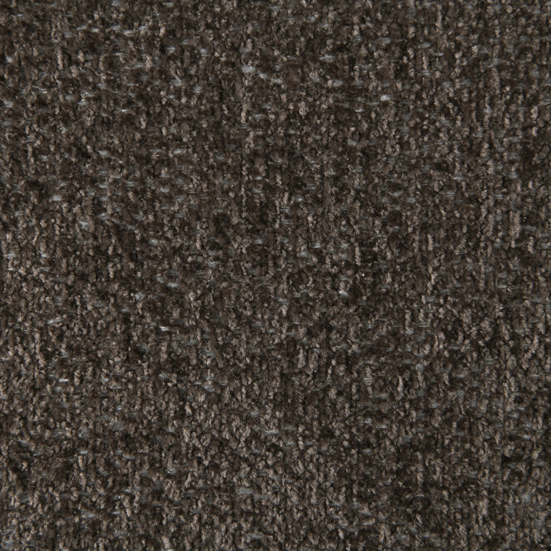 Lit en tissu Carille Chenille, King, Brown Chenille Fabric