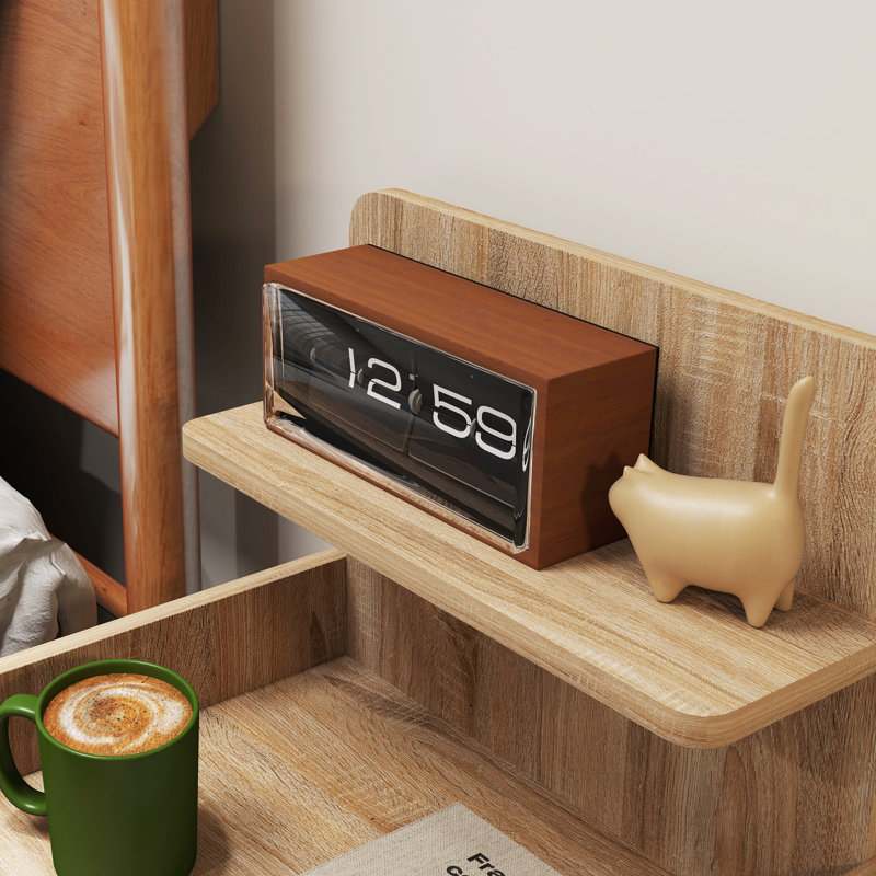 Bevus 40cm W Particle Board / Chipboard Bedside Table