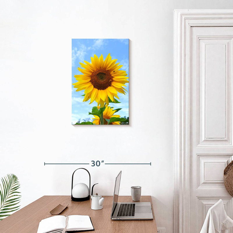 Harnek Sunflower Blooming, 24" H x 16" W