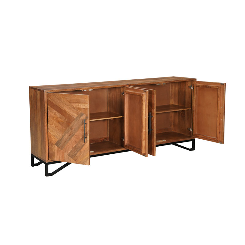 Abdinour 82'' Solid Wood Sideboard