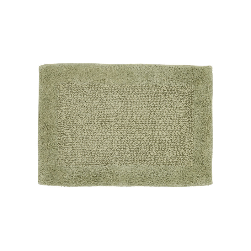 Ensemble de tapis de bain réversible 5 pièces Makayln, Sauge