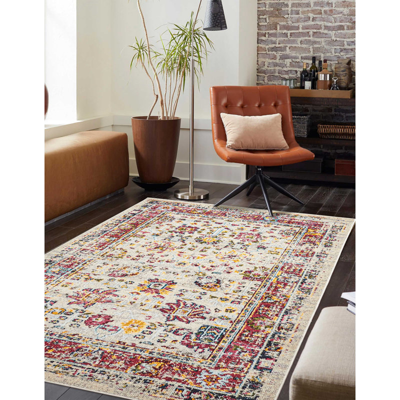 Jasmine Ivory Rug 8'0" x 10'0", Rectangle 8' x 10'