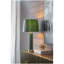 Lampe de table en cuir 14 x 14 x 27 po
