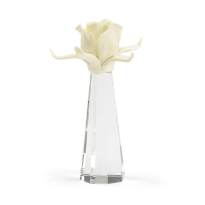 Rose on Stand Sculpture