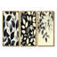 Feuilles noires et beiges tendres doux - Collection de décorations murales traditionnelles dorées-399008652-399008690-399008695