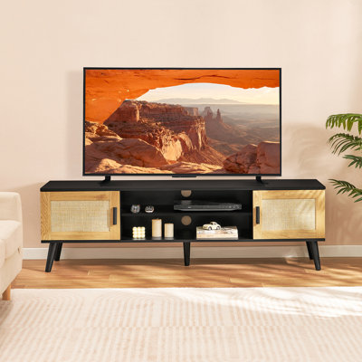 Meuble télé, salon, chambre à coucher Boho