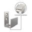 Guide en acier inoxydable-47407466