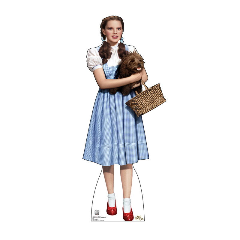 Dorothy Holding Toto Life-Size Cardboard Standup