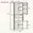 Versatile Storage Cabinet with Adjustable Shelves and Drawers,Ideal for Organized Living in Multiple Rooms-1719367004