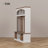 66.9" H Hall Tree Storage Rack - 5 Hooks + 3 Storage Compartments + Double Bamboo Baskets